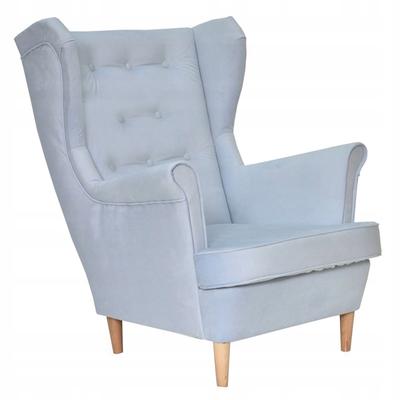 Diana Scandinavian Wing Chair Blue Baby Shower