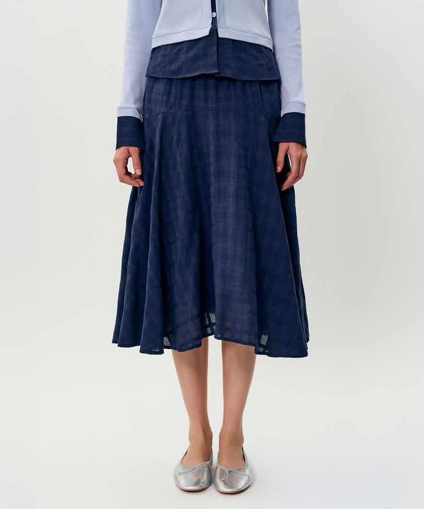 Meibeoyu Betti Flare Skrit _ Navy
