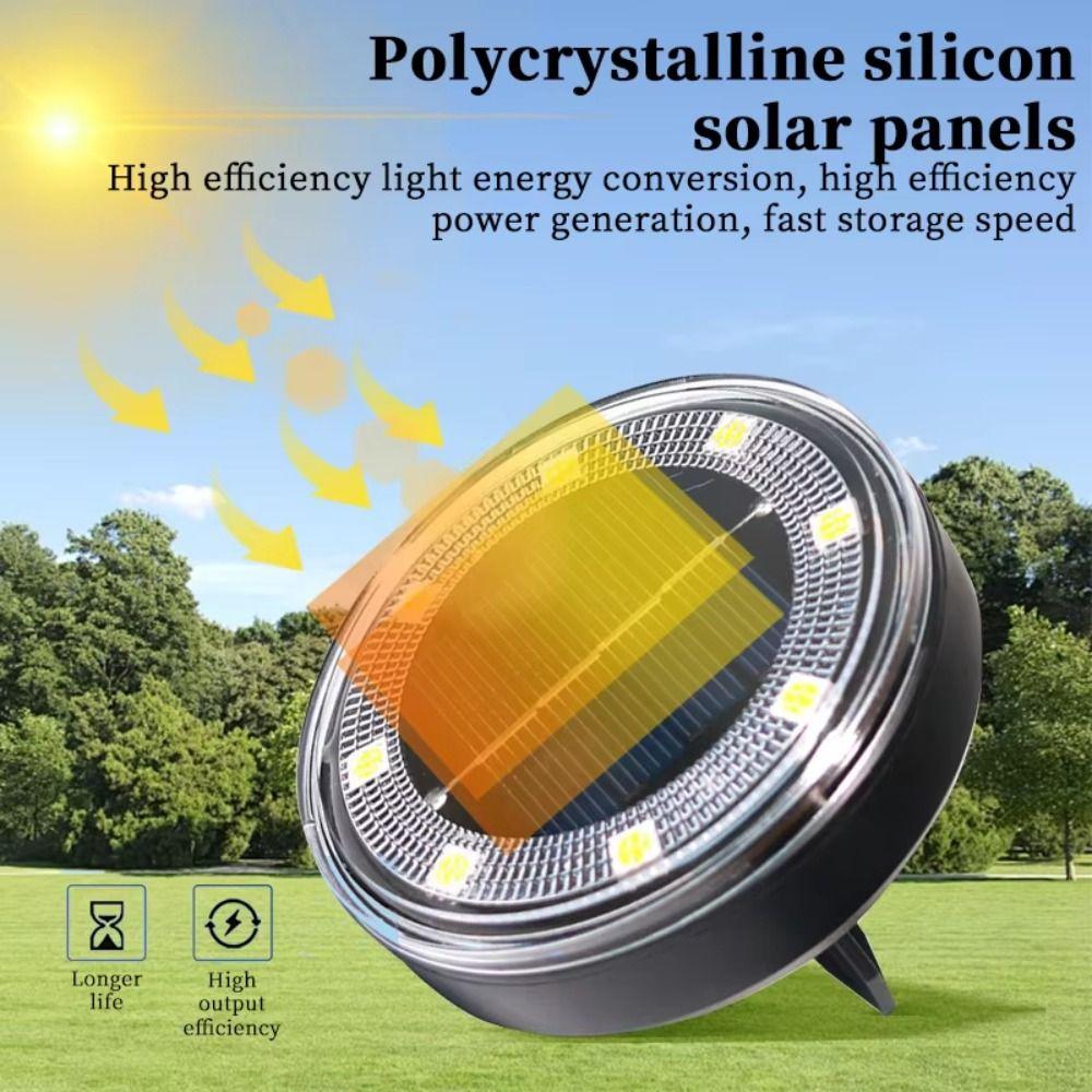 Waterproof LED Solar Floor Lamp LED Waterproof Underground Lamps  Courtyard Decoration
