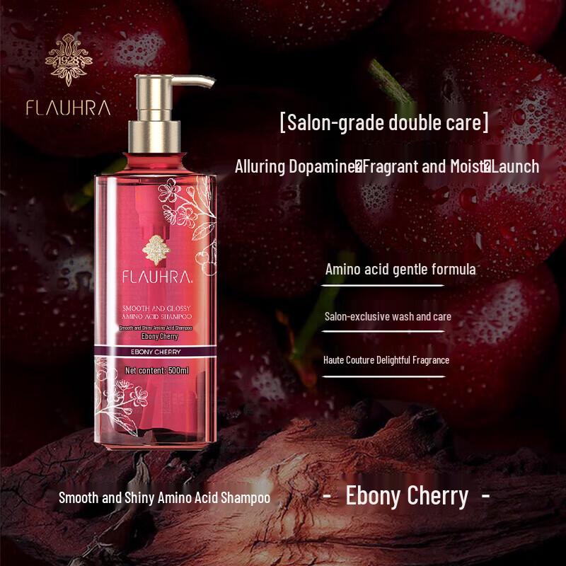 FLAUHRA Ebony Cherry Amino Acid Shampoo