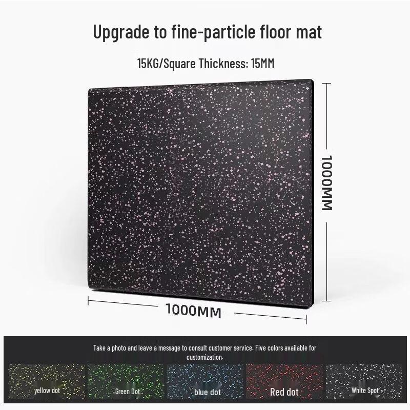 Gym Rubber Shock Absorbing & Soundproofing Mat