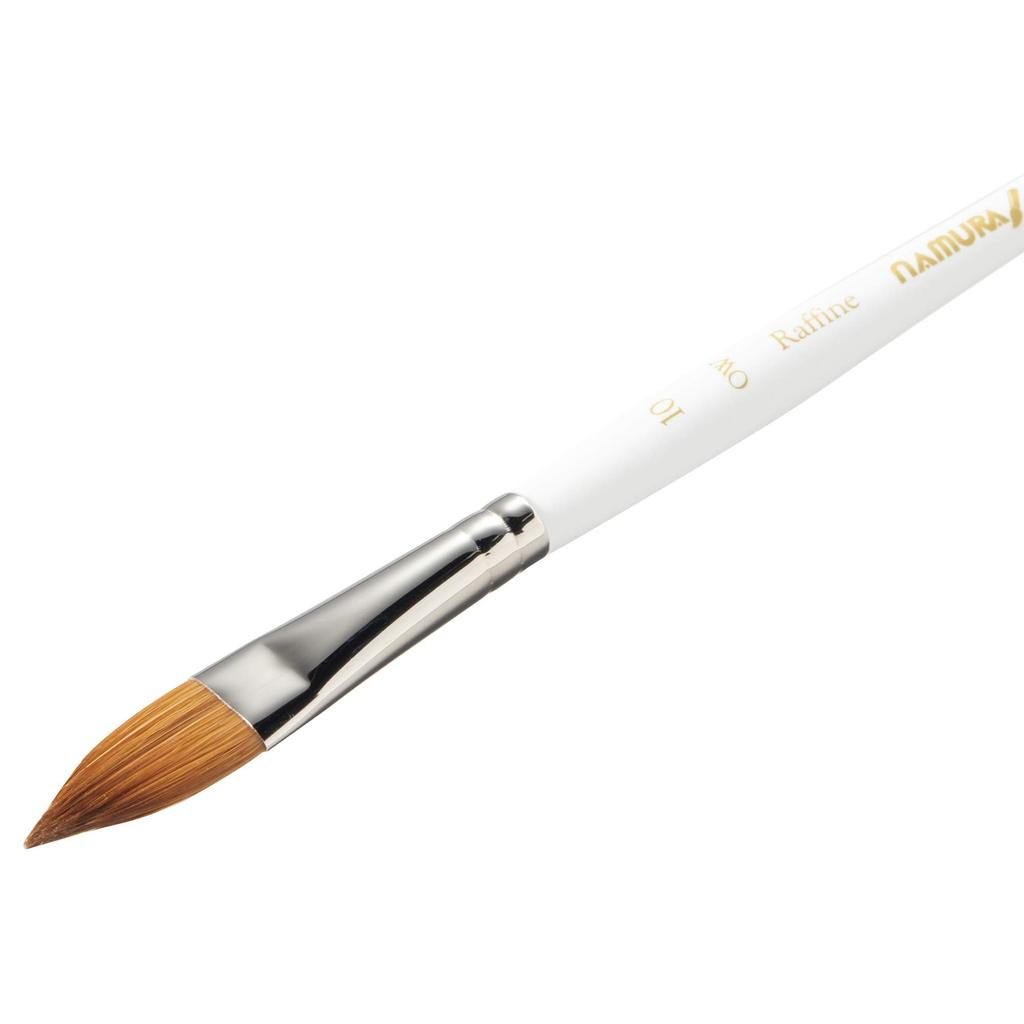 Namurataiseidou Raffine Watercolor Brush, No. 10, OW (Oval Wash)