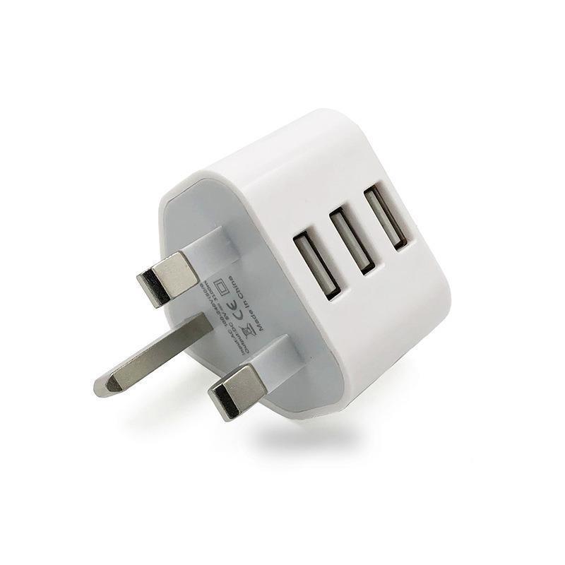 5V1A Charger with British Standard Plug, Hong Kong Style, Single USB Port