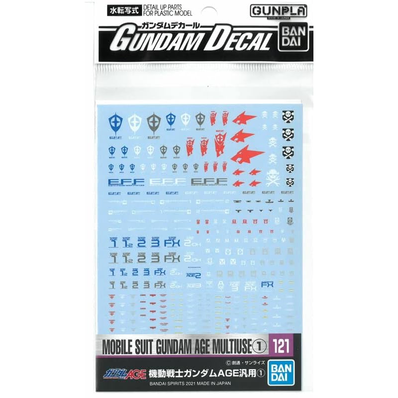 

barchetta gundam decal No.121 HG 1/144 Mobile Suit Gundam AGE General Purpose 1 [Bandai Gunpla]
