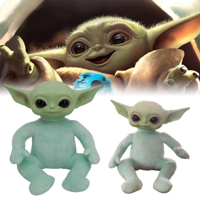 Yoda Baby Plush Doll Mandalorian Christmas Infant Toy Alien Figurine