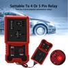 12V Car Relay Tester with Battery Clip - Universal 4/5 Pin Compatibility, Car Diagnostic Tool, Car Repair Kit, Durable and Sturdy, Car Diagnosis |