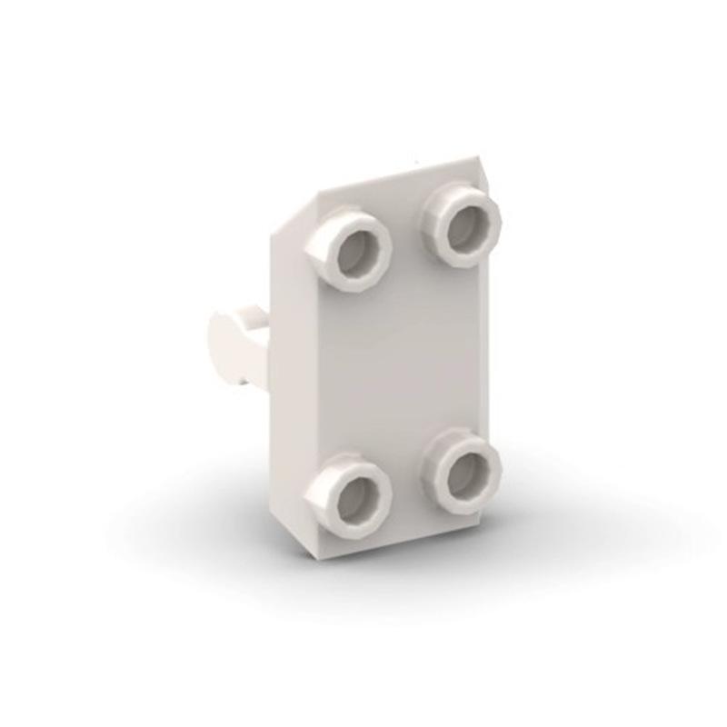 50g Small Particle Building Blocks Spare 2x3 4-Stud Handheld Shield Standard