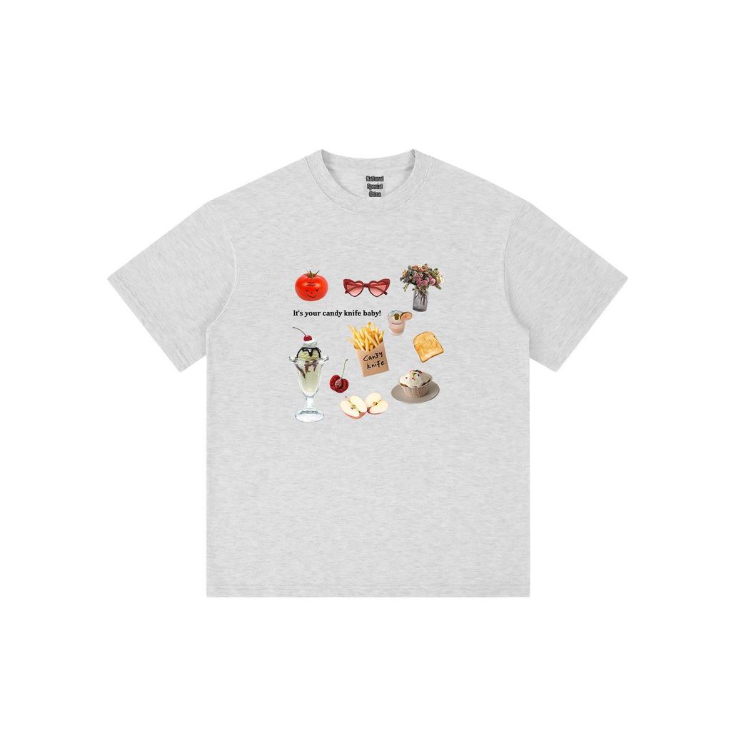 Unisex Fun Print Casual Crew Neck T-Shirt - Age-Reducing, Slimming & Versatile