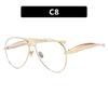New Premium Metal Round Glasses Thick Frame Fashion Famous Style Sunglasses UV400 Protection Spectacles Women Sun Glasses