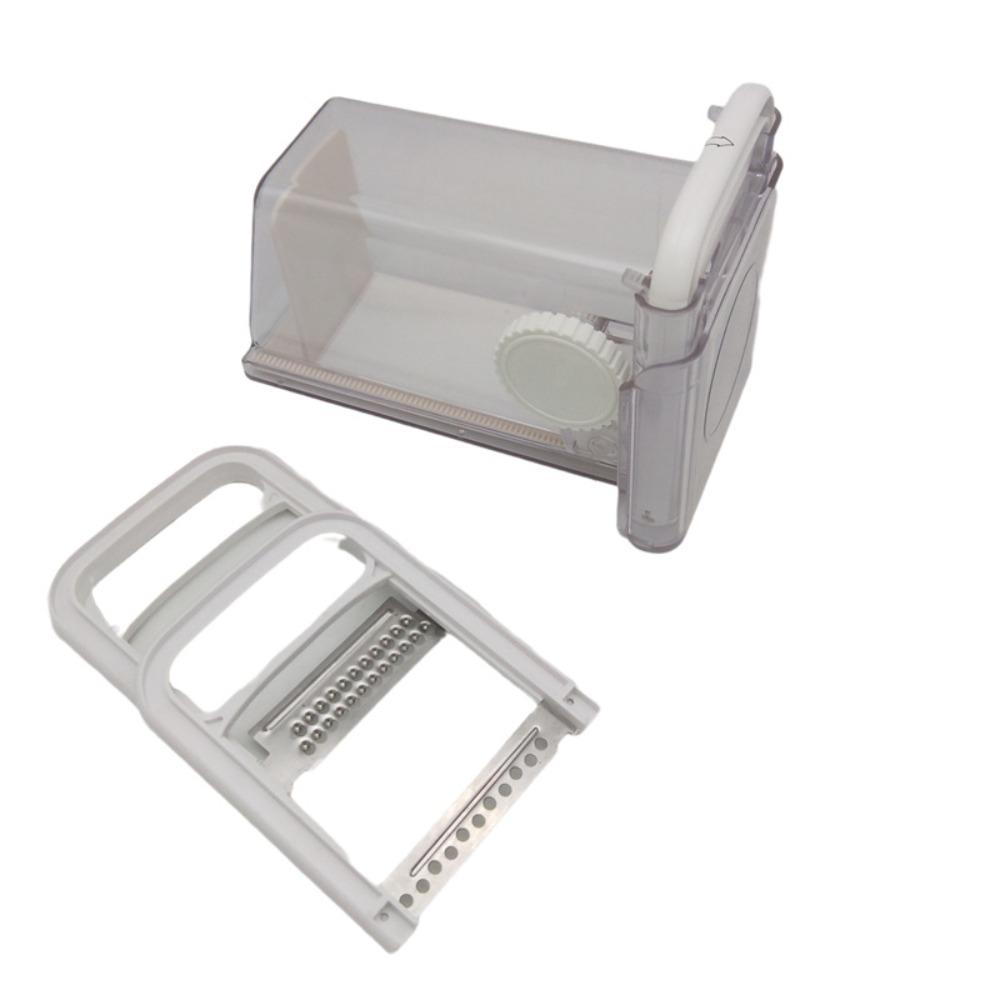 Plastic Cheese Slicer with 3 Metal Blade Cheese Grater Butter Box Cheese Chopper Bread