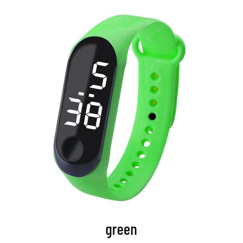Waterproof LED Touch Control Casual Sports Watch for Students and Couples