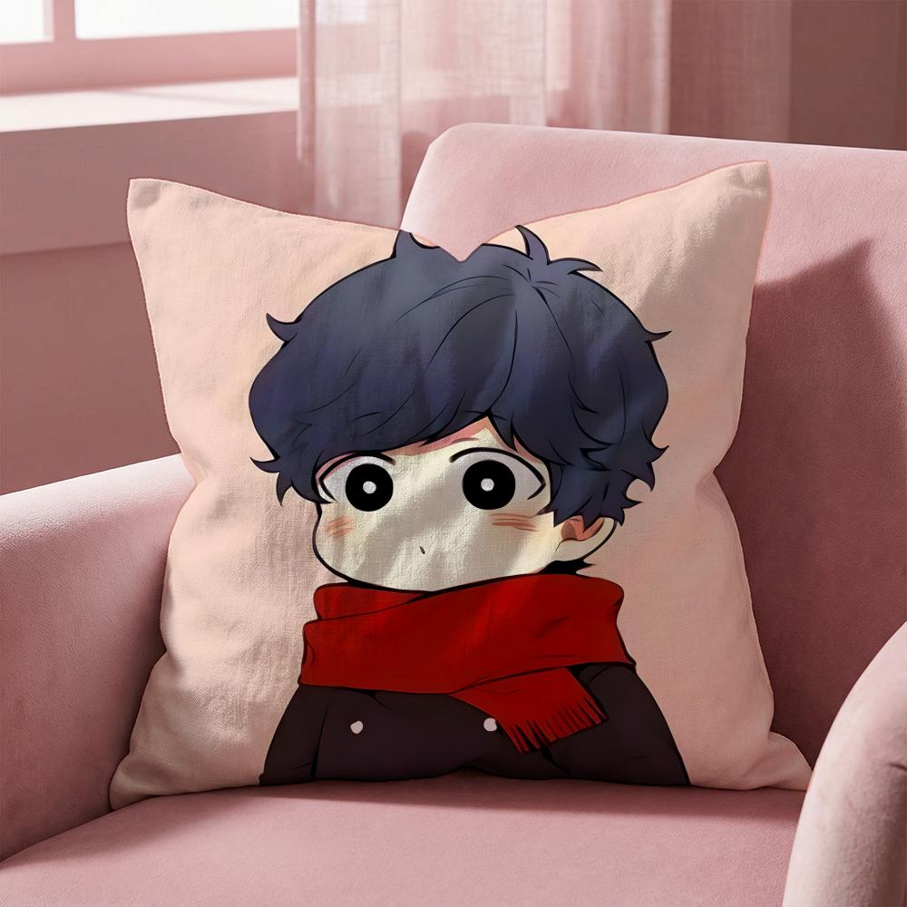 Cherry Blossoms After Winter Cushion Cover Multi-Scene Pillow Cover for Home & Car - Reversible, Soft & Durable for Daily Use