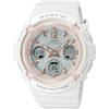 Relógio Casio Baby-G (Produto oficial japonês) Relógio Solar Radio-Controlado Feminino BGA-2800-7AJF Branco
