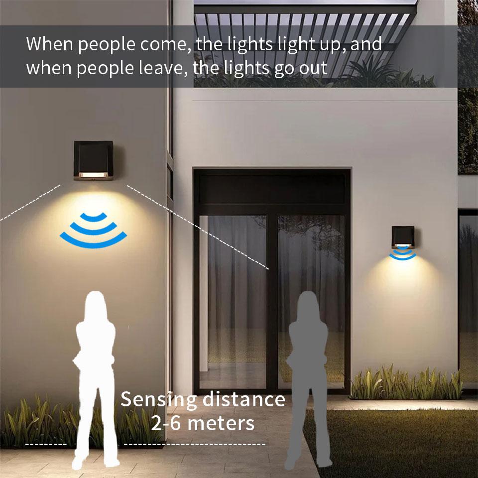 LED Wall Light Outdoor Waterproof IP66 Porch Garden Wall Lamp & Indoor Bedroom Bedside Decoration Lighting Lamp