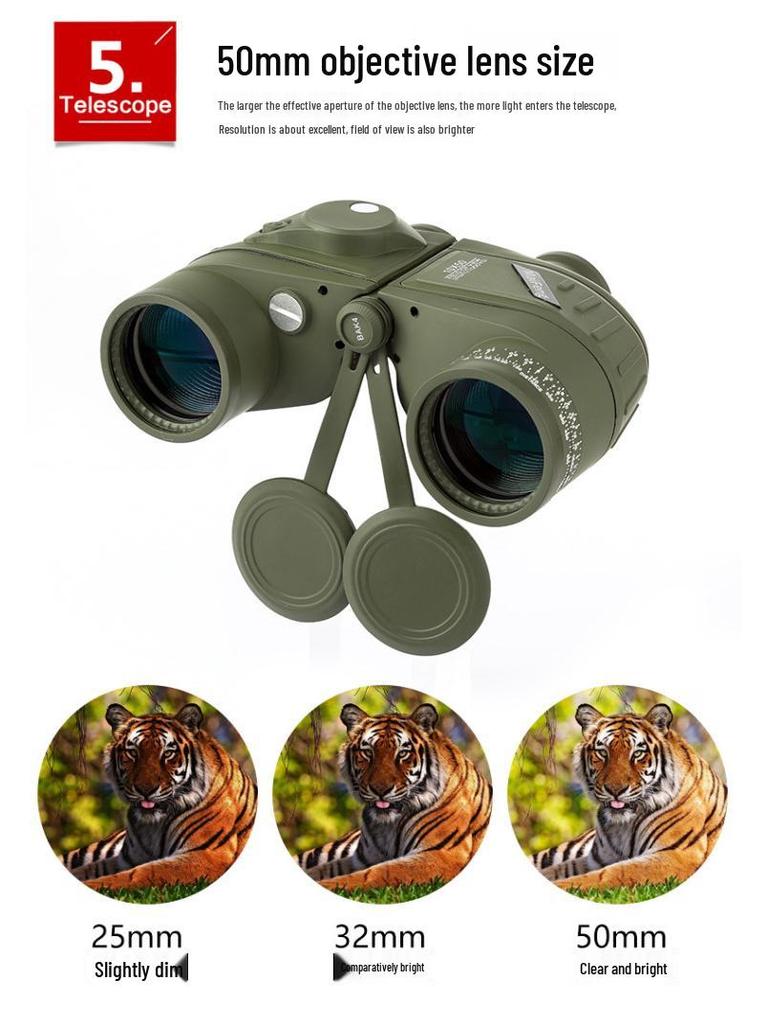 Botlang 7x50 HD Night Vision Binoculars - High Magnification, Low Light, Waterproof, Outdoor Military Standard