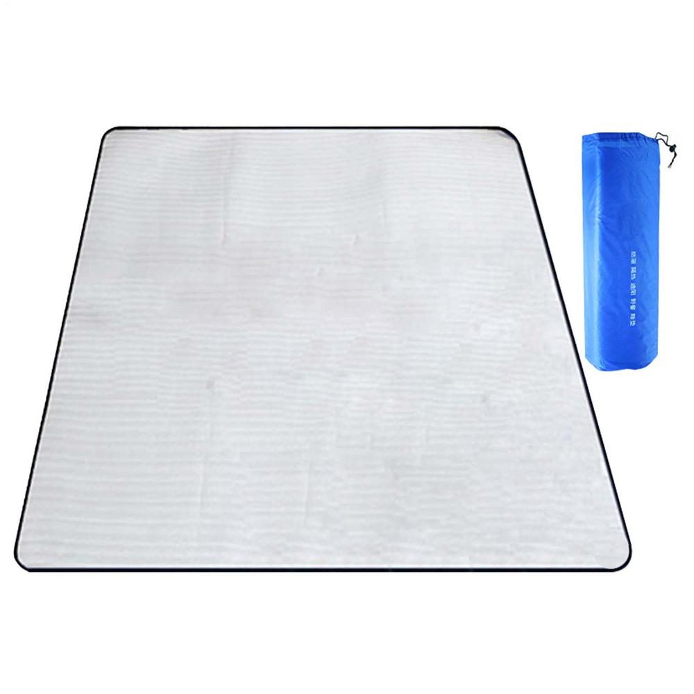 Foil Mat Camping Portable Tent Floor Mat Waterproof Camping Carp for Outdoor Activities Lawn Aluminum Foil Beach Blanket