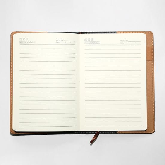 Gefüttertes Notizbuch für Männer Frauen Stoffeinband A5 Größe Notizbuch 200 Seiten Dickes Papier Journal mit Taschen für Arbeit Notizen Schreiben