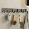 Hook Super Viscose No Punching Toilet Clothes Row Hook Wall Wall Hanger Toilet Bathroom Door Adhesive Hook