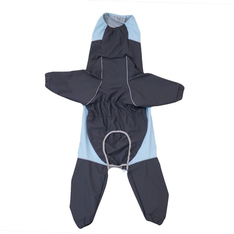 Full Coverage 4-Leg Raincoat Small To Medium Dogs Waterproof Breathable Pet Rain Suit
