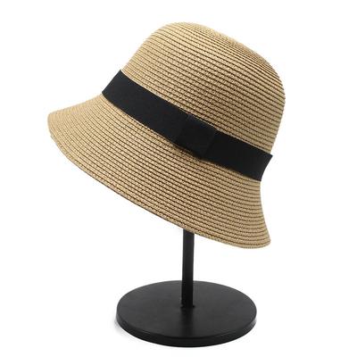 Summer Japanese Straw Hat Bucket Hat Women'S Breathable Sunshade Bucket Hat Casual Bell Basin Hat Tide