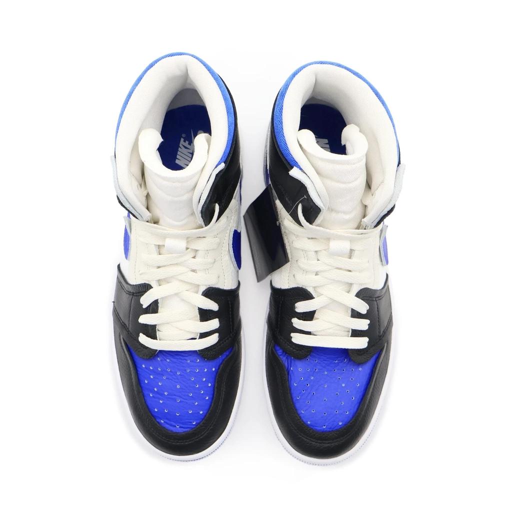 FB9891-041 Nike Air Jordan 1 High MM Black White Sail Game Royal (Women's)