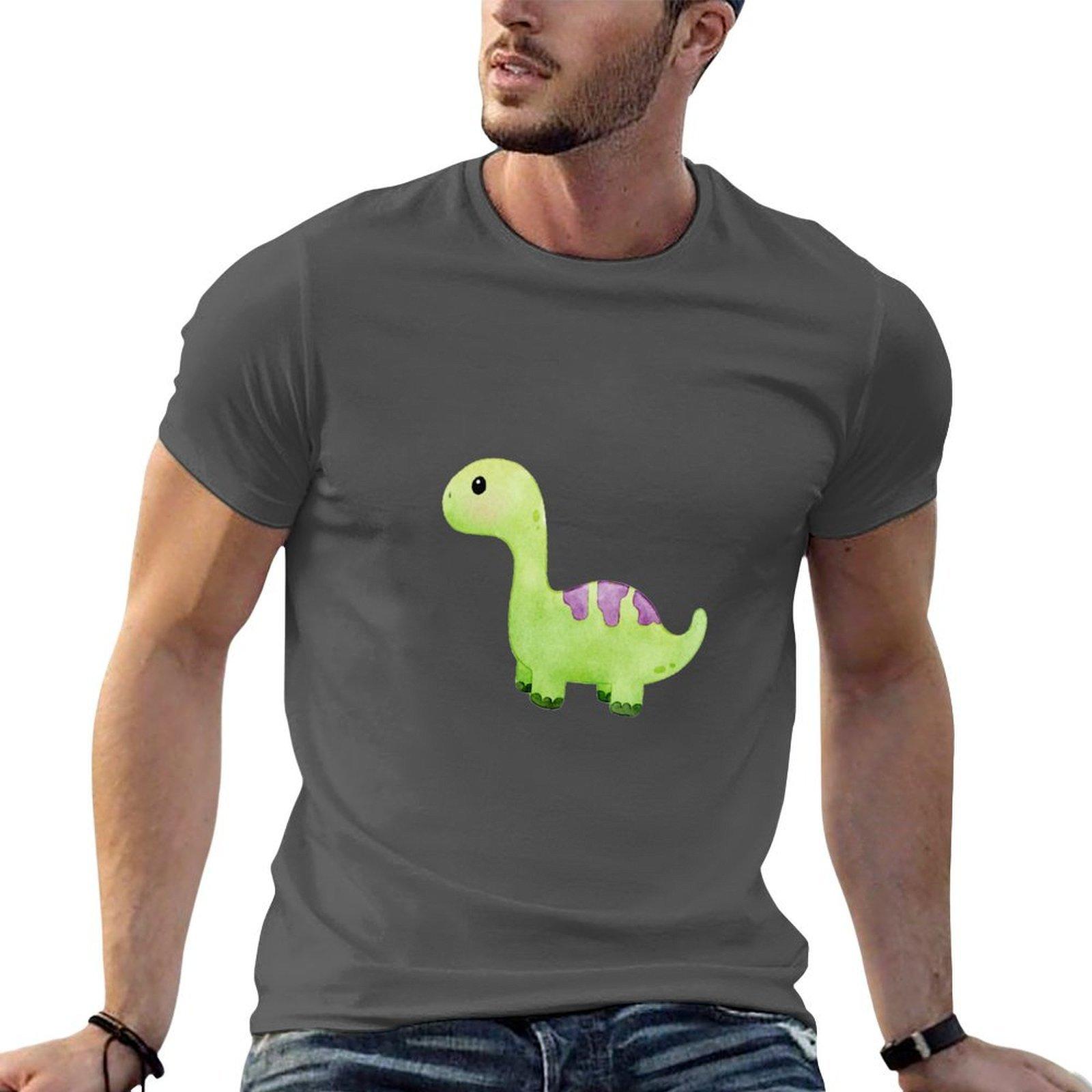 Baby Brontosaurus TShirt t shirt man cotton men t shirt cotton 100 TShirt 4XL