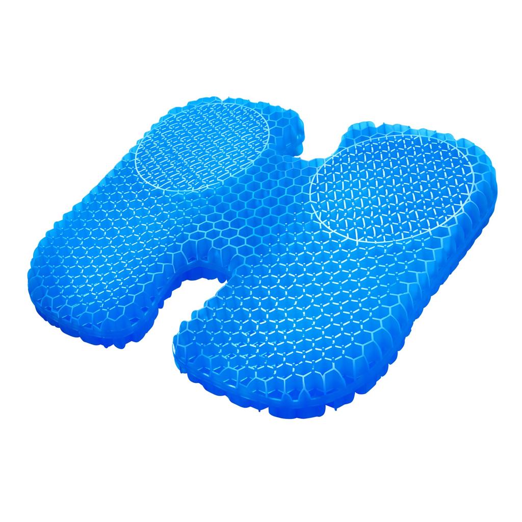 TITIROBA Gel Zero Honeycomb Flott for Respekt for Eldre Arbeid Hjemmefra Trekk 22FC018 Pute, Ergonomisk, Tyngdekraft, Struktur, Ikke-Klam, Dag,