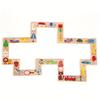 28 Stück Holz-Dominosteine Set Groß Tier-Themen Domino-Spiel mit bunten Holzplättchen, Pädagogisches DIY Bastelset, Ideal für Weihnachts-, Halloween-Geschenke