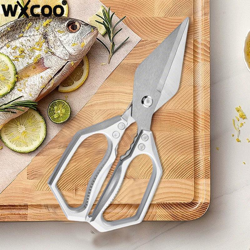 Multi-Function Stainless Steel Kitchen Scissor Heavy-Duty Cutting Kitchen Shears Meat Grilling Food Chicken Bone Scissors