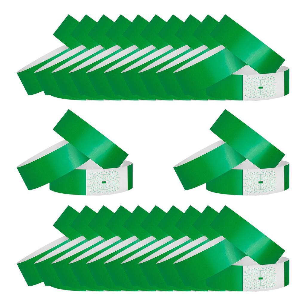 Synthetic PP Wrist Band Disposable Name Tag Bracelet for Large Gatherings Concerts Carnivals Hospital Use