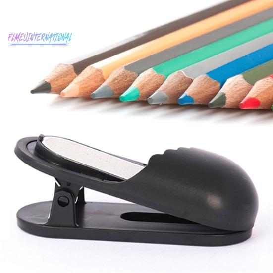Charcoal Pencil Sharpener Clip Type Portable - Sketching Drawing Pencil Point Sandpaper Sharpening Tool Artist Student Art Supplies