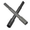 2Pcs Magnetic Extension Rods Round Flat Adapter 83mm Steel Tool for Mechanics and Projects