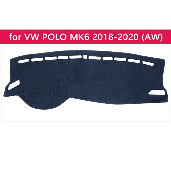 Pro POLO 9N 9N3 6R 6C AW 2002~2020 4 5 6 Protiskluzová podložka Kryt palubní desky Sluneční clona Dashmat Koberec Autopříslušenství