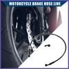 1 Set 70cm Length Motorcycle Hydraulic Brake Line Oil Hose Fitting w/ Banjo