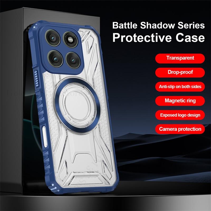 Coque Armure Antichoc Magsafe Pour Téléphone Pour Motorola Edge 60 50 Fusion Militaire Hybride Transparent Pour Moto Edge 60 50 Pro