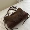 Bolsa de Palha Tecida Bolsa Feminina Bolsas de Ombro de Couro Moda Bolsas Tote de Grande Capacidade Bolsas Transversais Bolsas de Mensageiro de Viagem