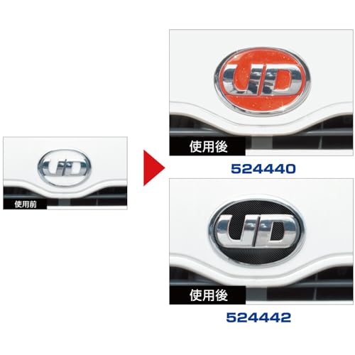 JET INOUE Emblem Sticker for UD Carbon Black 524442