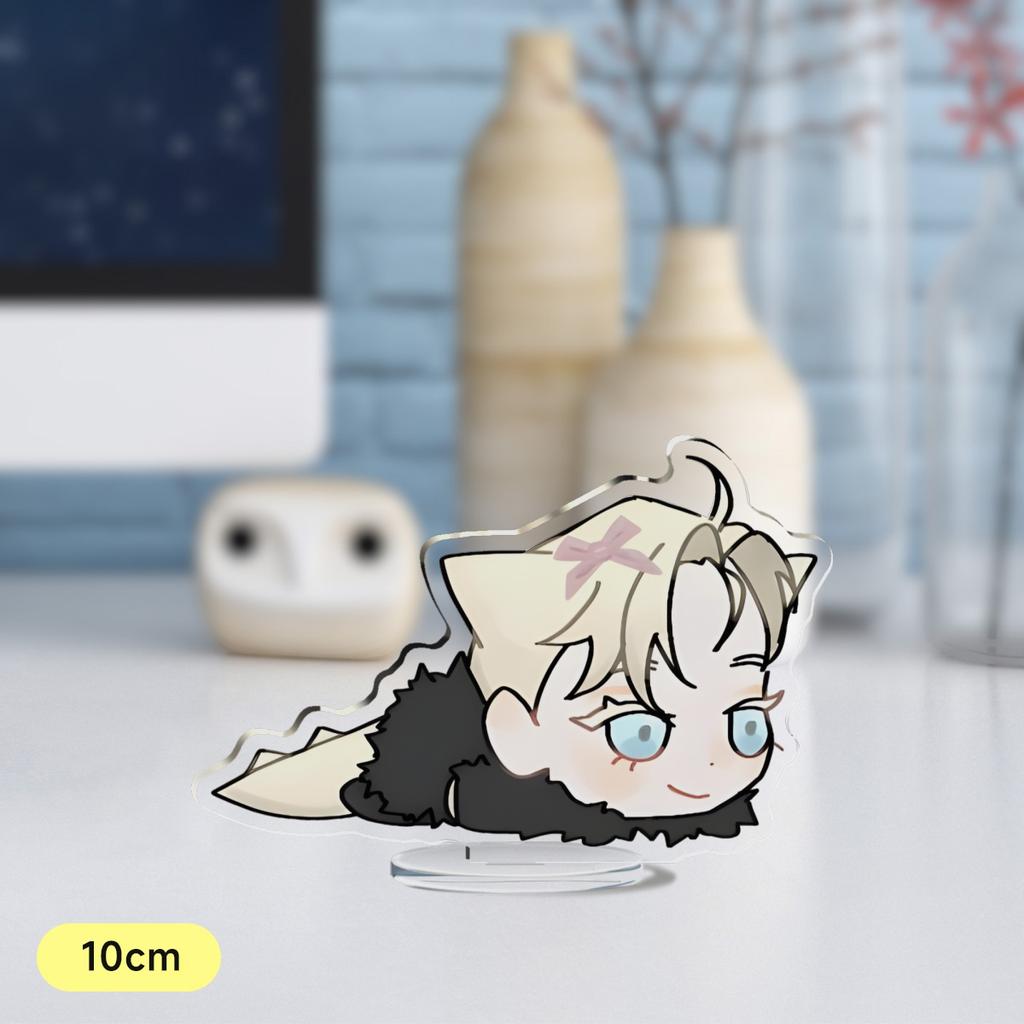 Hot Korean Cartoon BL Manga Anime Roses and Champagne Acrylic Stand Figure Standing Desktop Display Fans Collection Jewelry Gift