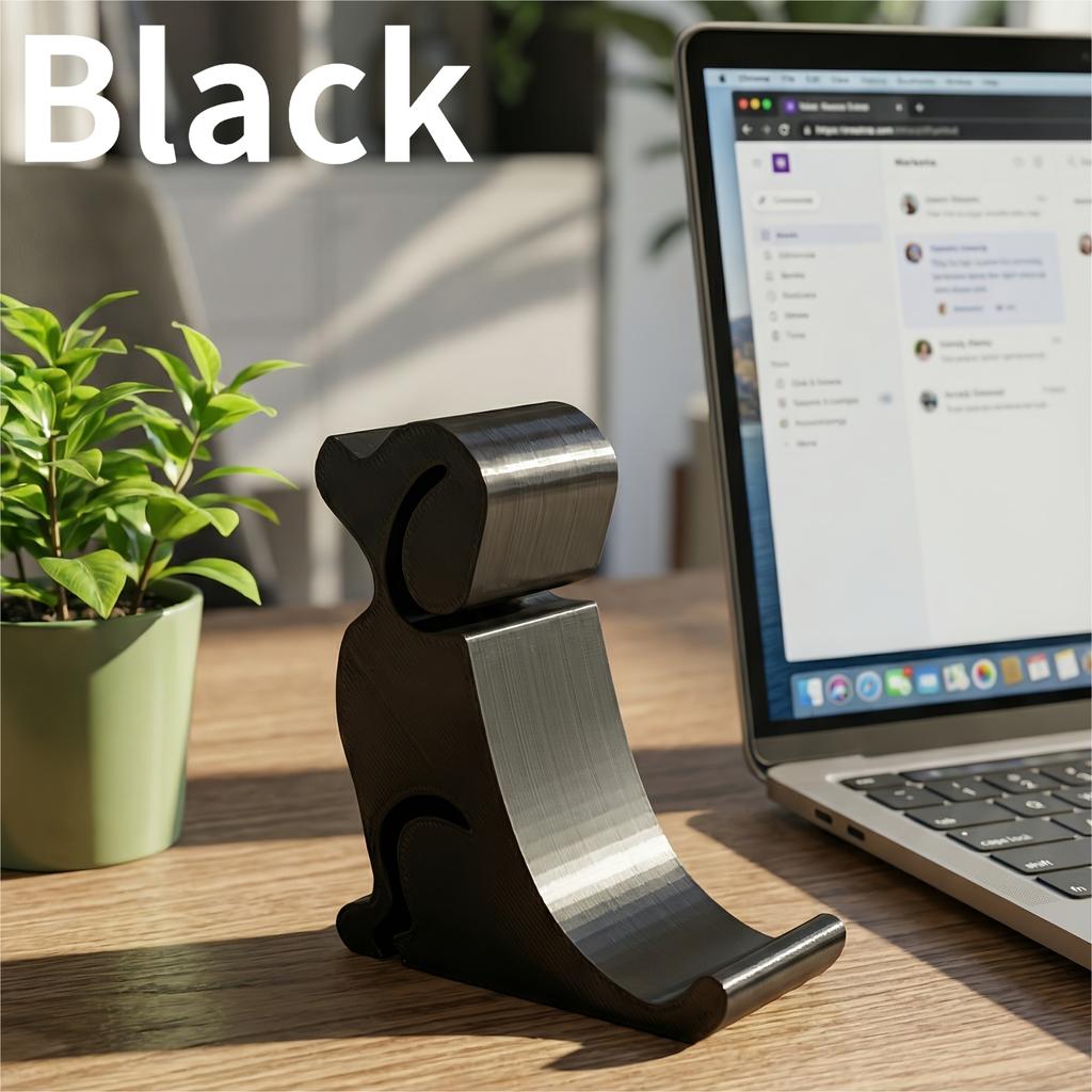 1 Stück 3D Niedlicher Hund Handyhalter | PLA-Material, Ideal für Schreibtisch, Schlafzimmer, Wohnzimmer. Handyhalter, Zwei Farben zur Auswahl