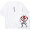 Kingdom Hearts Sora Anime Liebhaber T-Shirt Ganzjahreskleidung Persönlichkeit Kleidung Große Größen Unisex Neues Modell Paare hohe Qualität weich