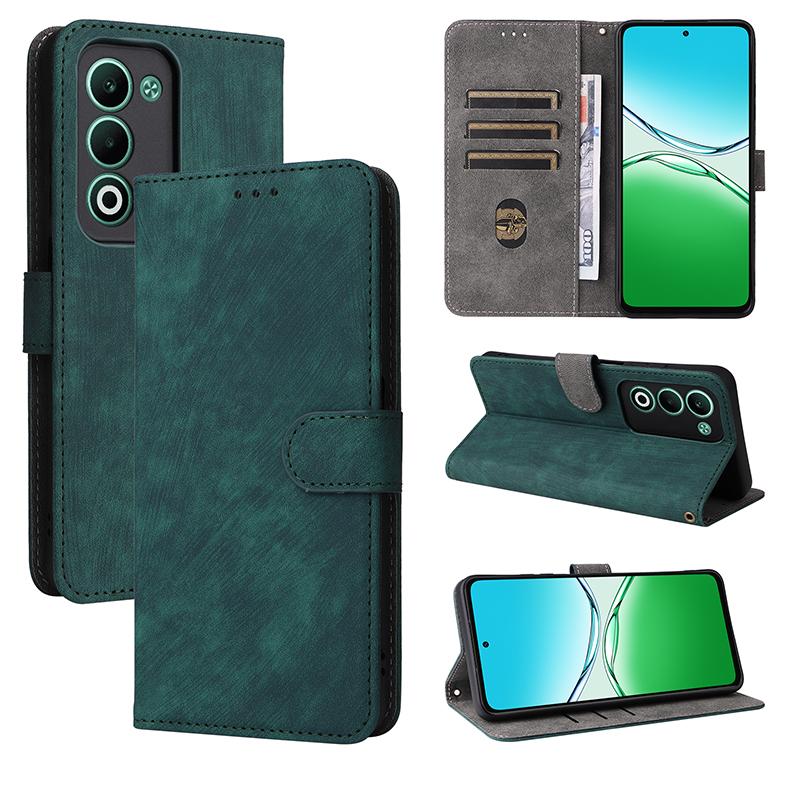 Flip Cover for OPPO A5 PU Leather Full-Body Protection With [RFID Blocking] Shockproof Durable Retro Phone Case