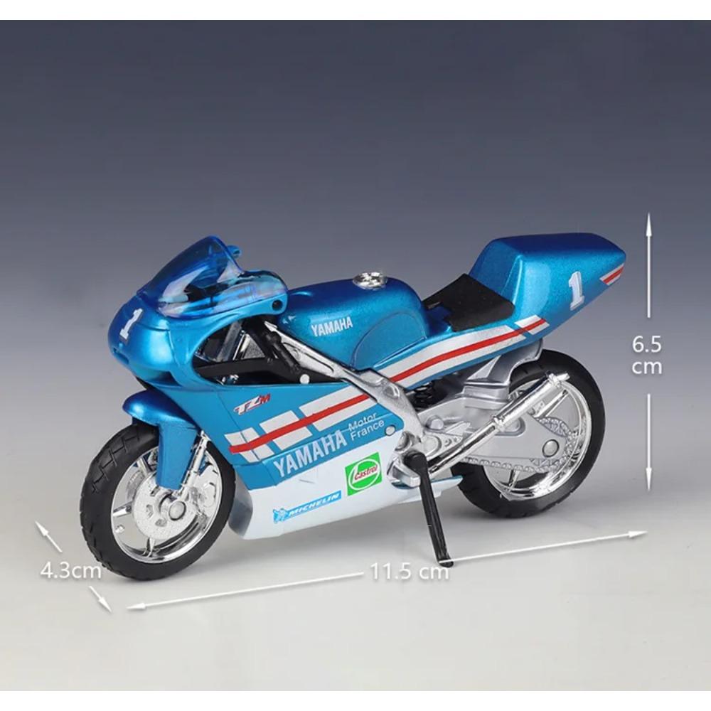 Welly 1/18 1994 Yamaha TZ250M Alloy Off Road Motorcycle Model Diecast Metal Static Collection Children Toy Car Wehicles Gifts