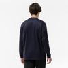 Tennis Wear Long Sleeve Practice Baritone Size 62JAC540 T-Shirt, Moisture-Wicking, Quick-Drying, Unisex, Blue, L,
