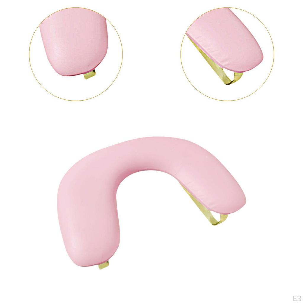 Detachable U Shape Arm Rest with Cushion Support for Personal and Salon Use