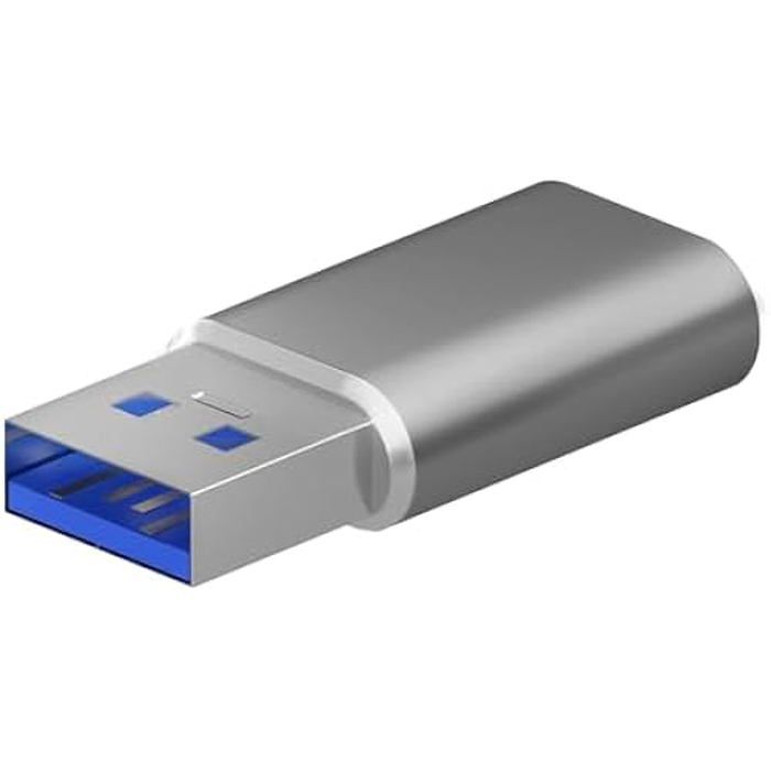 Adaptateur USB - AISENS - Mini Adaptateur USB 3.2 GEN2 - USB-C Femelle - USB-A Mâle - 10 Gbps
