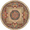 Mandala Print Round Carpet Nordic Modern Living Room Anti-Slip Rug Coffee Table Foot Pad Bedroom Floor Mats Bay Window Chair Mat