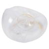 Inflatable Chair Comfortable Relaxing Transparent Ergonomic Space Saving PVC Blow Up Couch Chair Gold