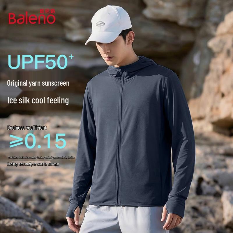 Baleno Men s UPF50+ Ice Silk Sun Protection Jacket M