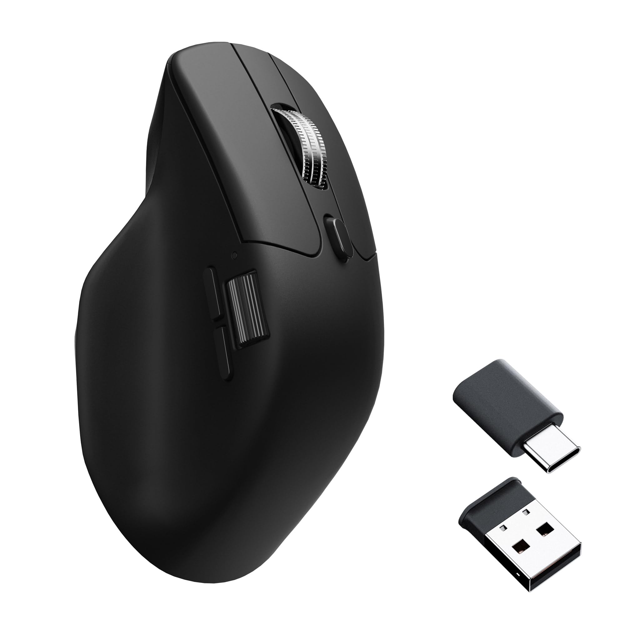 

Keychron M6 Wireless Mouse, 2.4 GHzBluetooth 5.1Wired Mouse, PixArt 3395 Sensor, Programmable Buttons, Side Scroll Button, 26,000 DPI650 IPS,