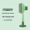 Pet Grooming Comb - Dog & Cat Detangler, Needle Comb & Hair Cleaner Tool